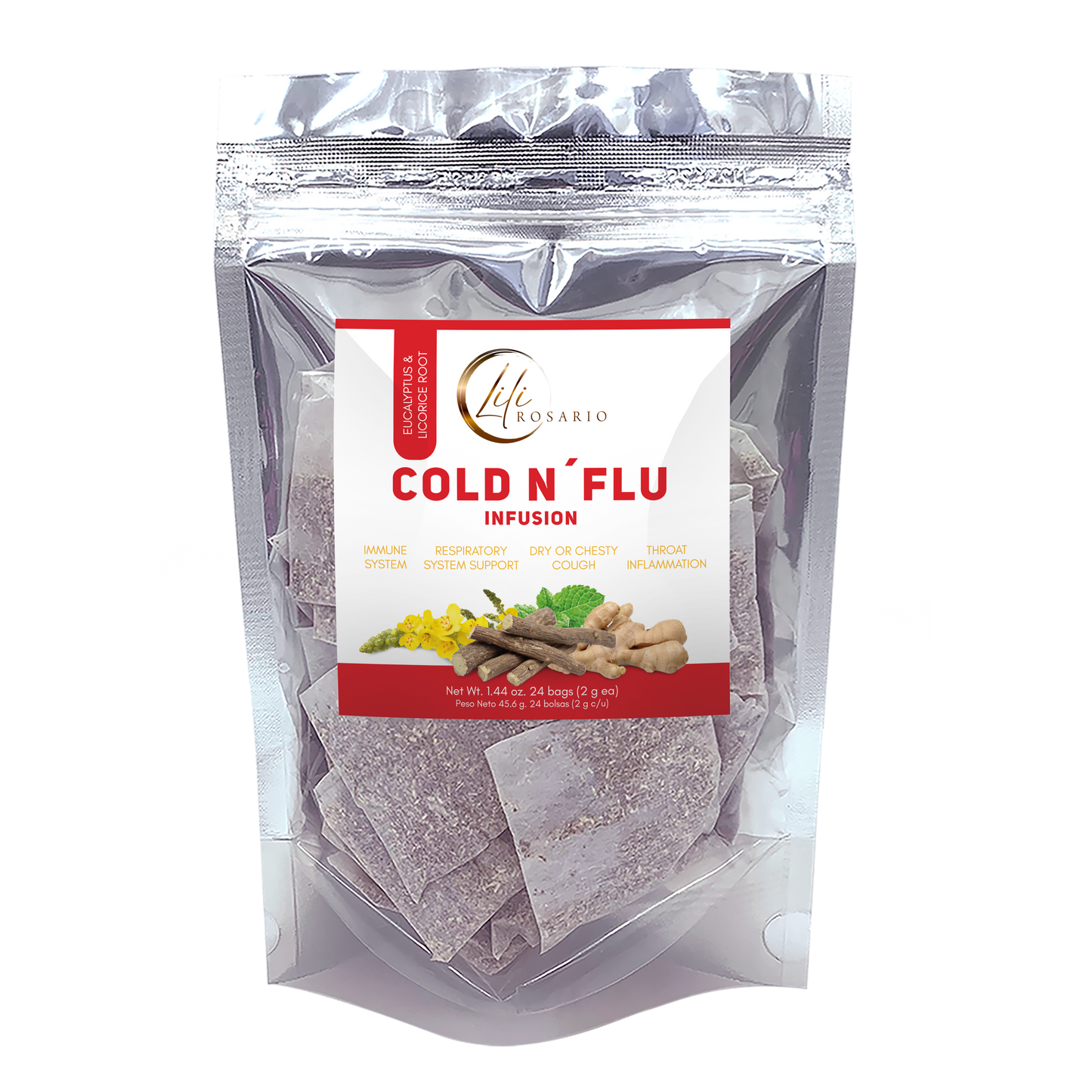 Cold N Flu Infusion/ Remedio para la Gripa PRE-ORDEN