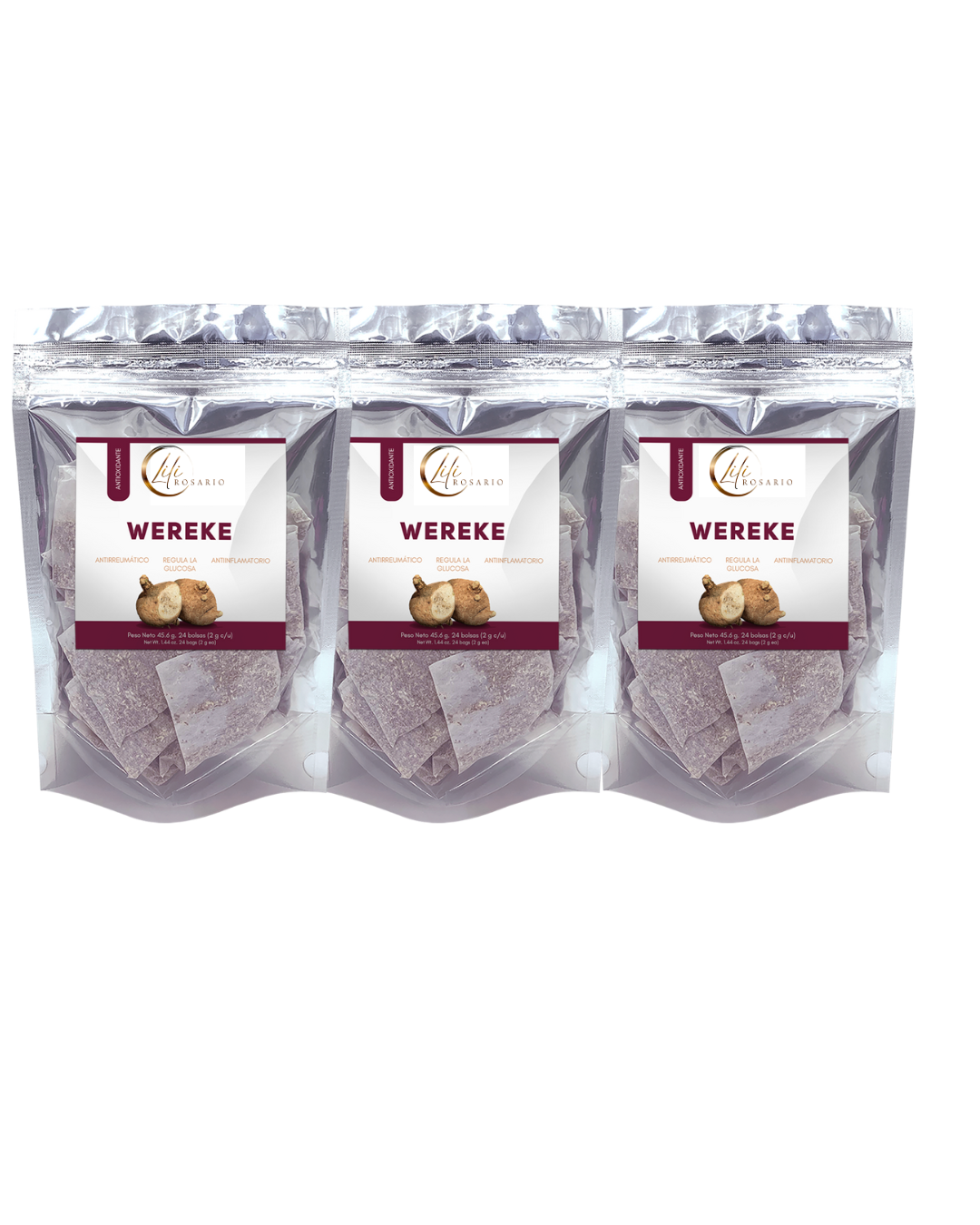 Wereke Té 3 Pack para Pre y Diabetes